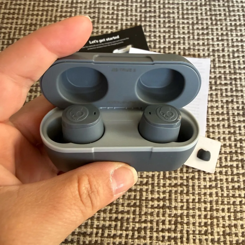 Skull Candy Jib True 2 In Ear Wireless Headphones - Gray Pre-Owned